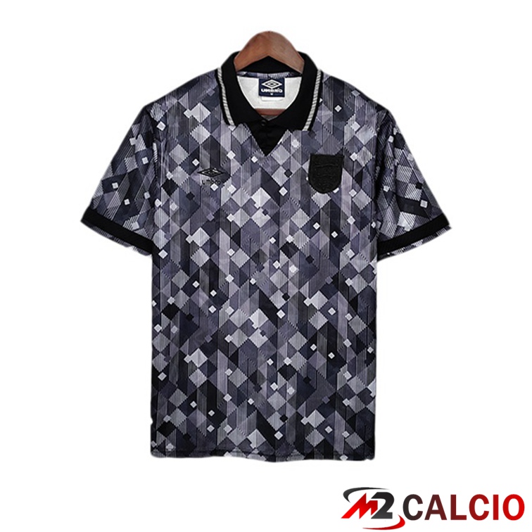 Maglie Calcio Inghilterra Retro Seconda Nero 1990