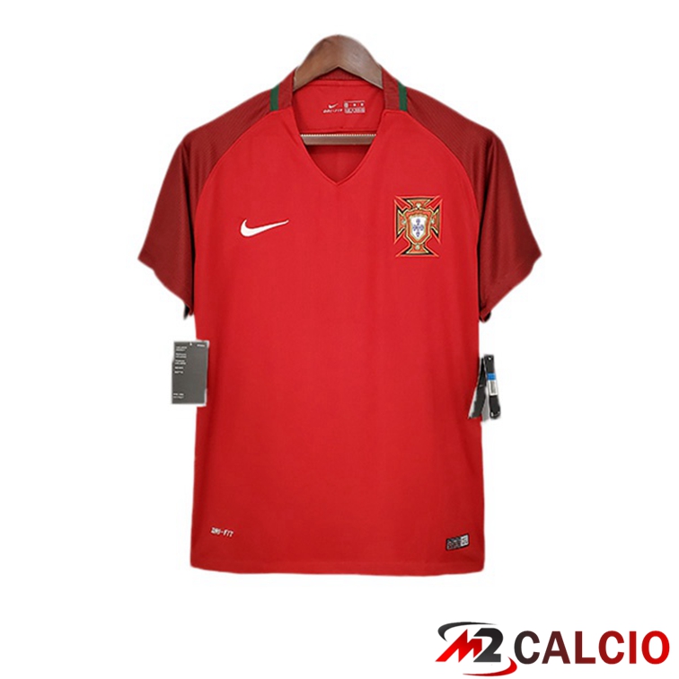 Maglie Calcio Portogallo Retro Prima Rosso 2018