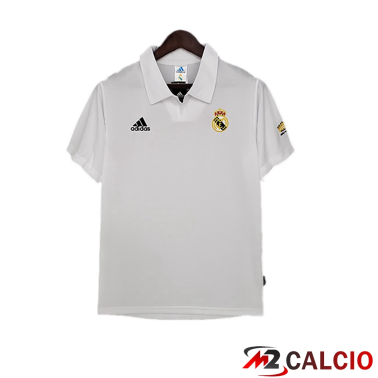 Maglie Calcio Real Madrid Champions League Retro Prima Bianco 2002-2003