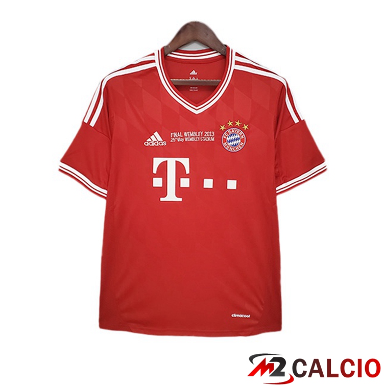 Maglie Calcio Bayern Monaco Champions League Retro Prima Rosso 2013-2014