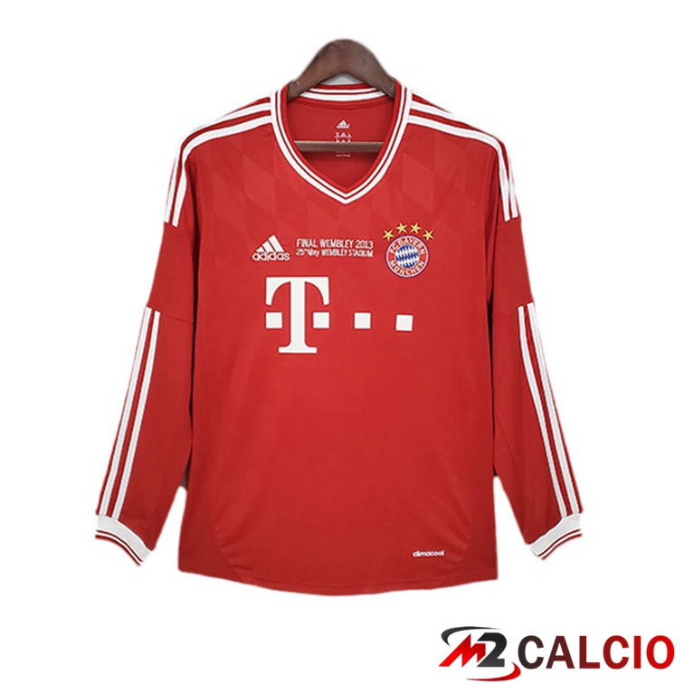 Maglie Calcio Bayern Monaco Retro Prima Rosso 2013-2014