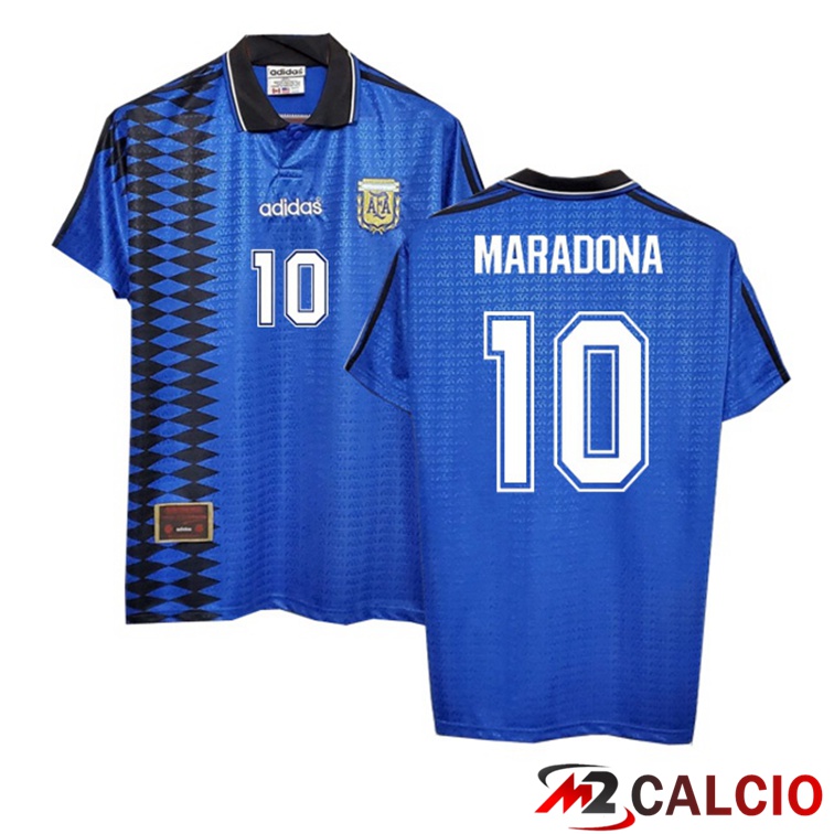 Maglie Calcio Argentina Retro Seconda MARADONA #10 1994-1995