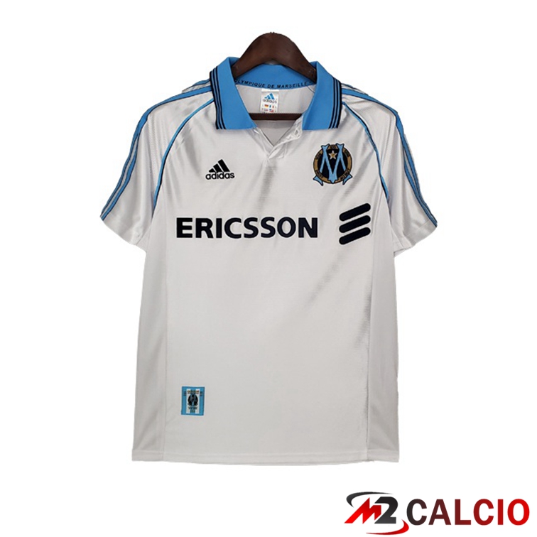 Maglie Calcio Marsiglia OM Retro Prima Bianco 1998-1999