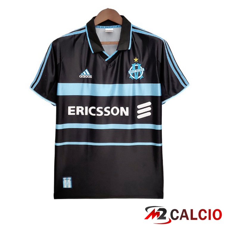 Maglie Calcio Marsiglia OM Terza Retro Nero 1999-2000