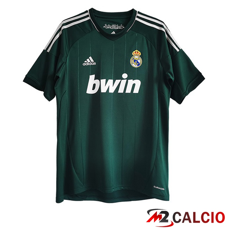 Maglie Calcio Real Madrid Terza Retro Verde 2012-2013