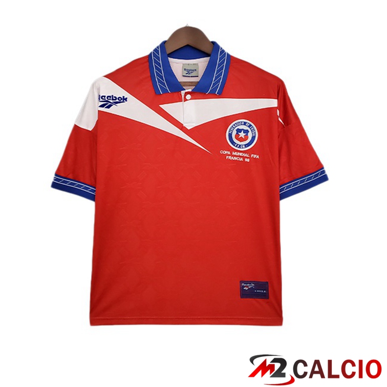 Maglie Calcio Chile Retro Retro Prima Rosso 1998