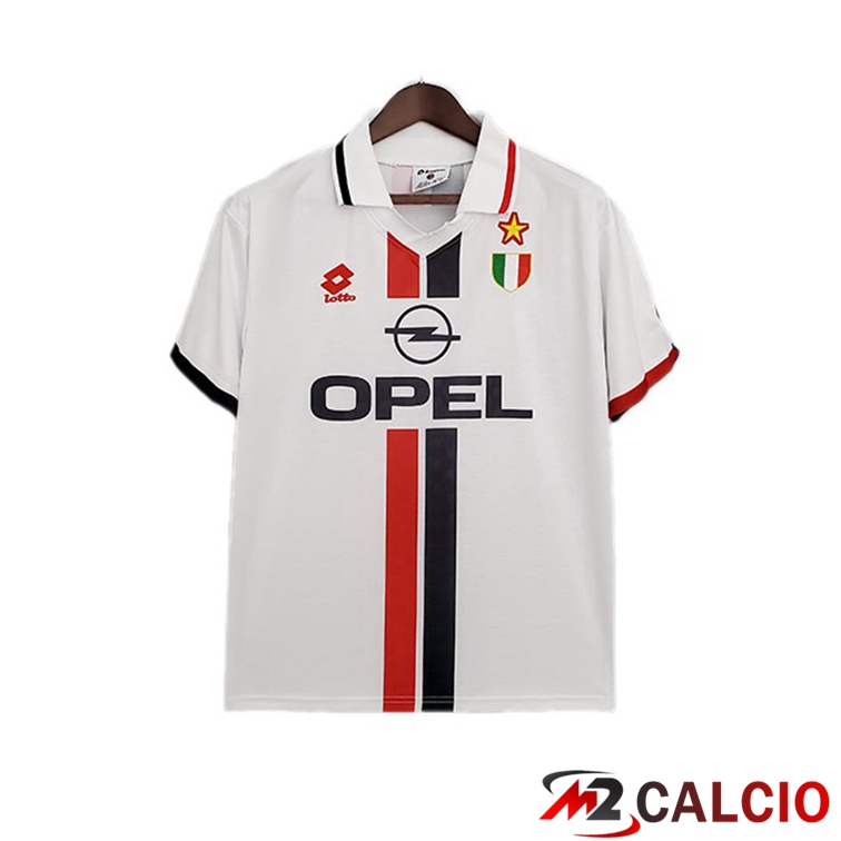 Maglie Calcio AC Milan Retro Seconda Bianco 1995-1997