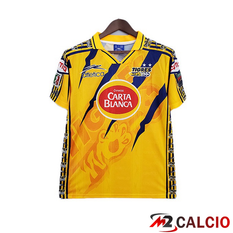Maglie Calcio Tigres UANL Retro Prima Giallo 1997-1998
