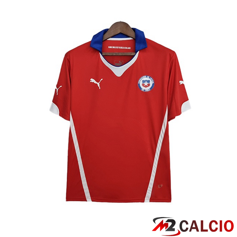 Maglia Cile Retro Prima Rosso 2014