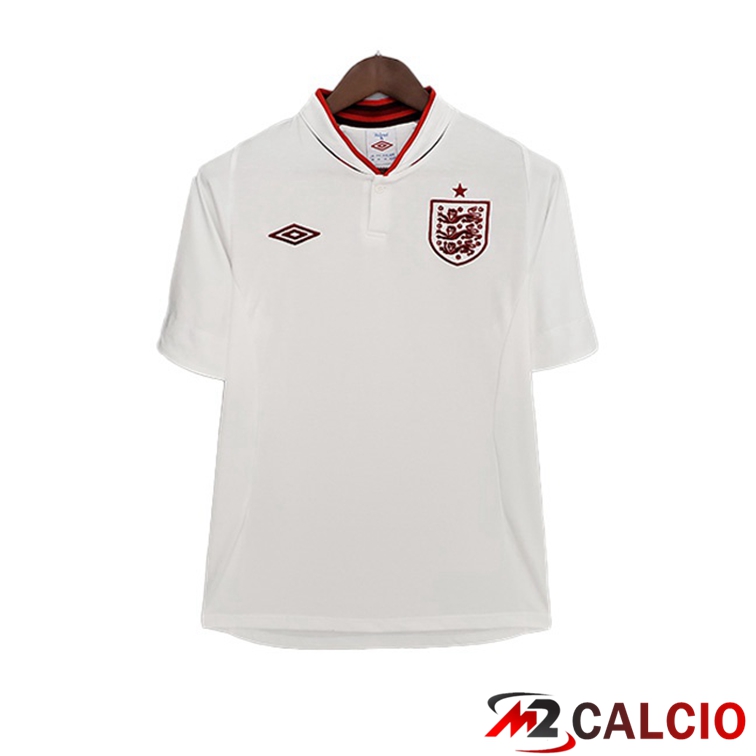 Maglia Inghilterra Retro Prima Bianco 2012