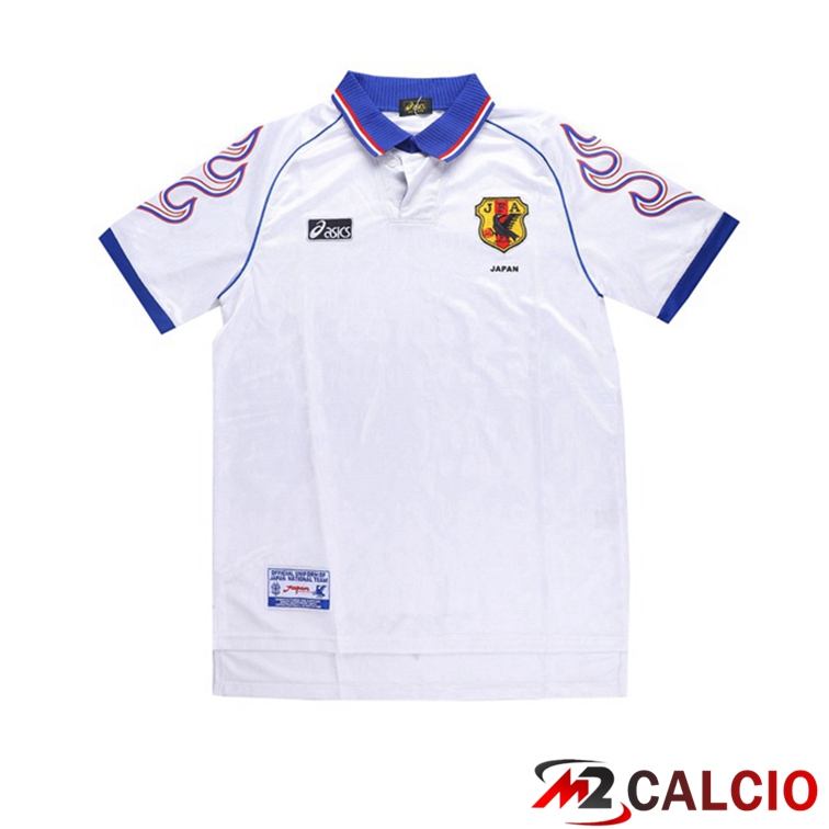 Maglie Calcio Coppa del Mondo Giappone Retro Seconda Bianco 1998