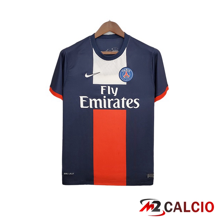 Maglia Paris PSG Retro Prima Blu Royal2 013-2014