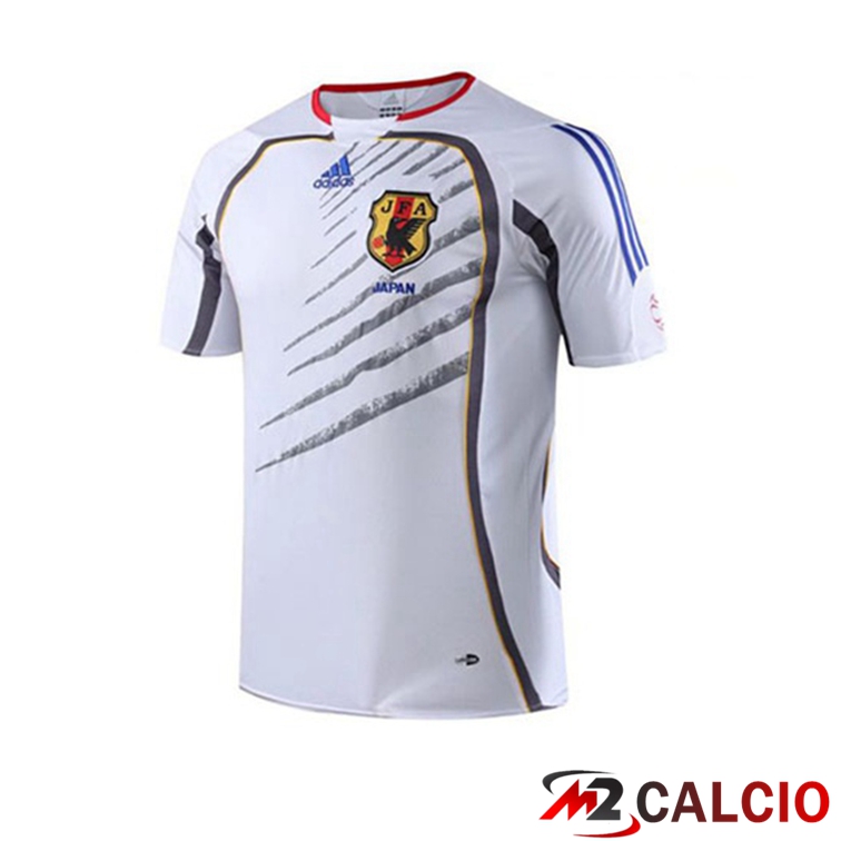 Maglie Calcio Coppa del Mondo Giappone Retro Seconda Bianco 2006