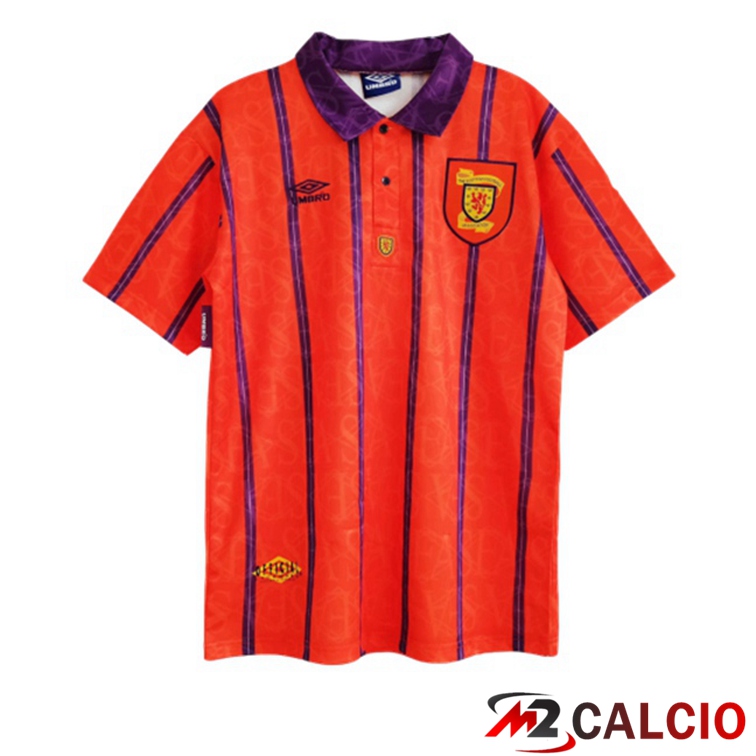 Maglie Calcio Scozia Retro Seconda Rosso 1993-1995