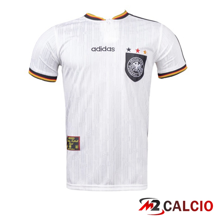 Maglie Calcio Germania Retro Prima Bianco 1996