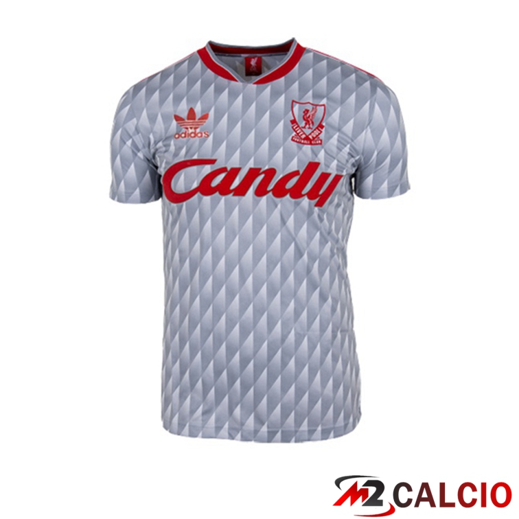 Maglie Calcio FC Liverpool Retro Seconda Grigio 1989-1991