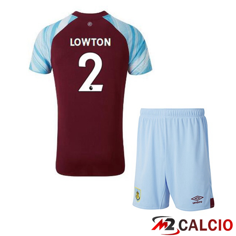 Maglia Burnley (LOWTON 2) Bambino Prima Marron 2021/22