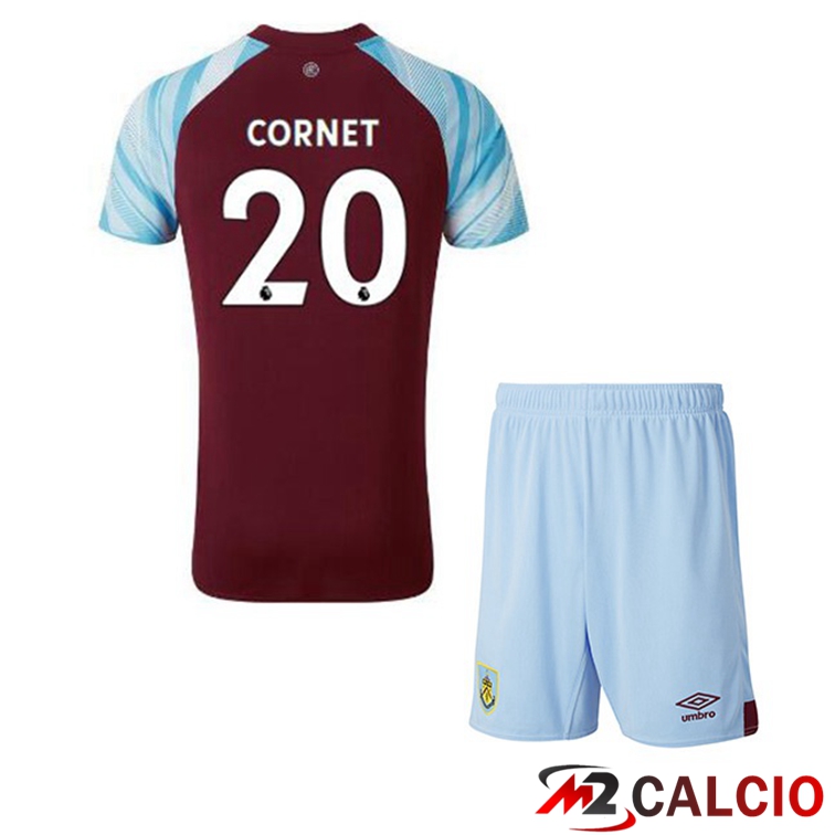 Maglia Burnley (CORNET 20) Bambino Prima Marron 2021/22