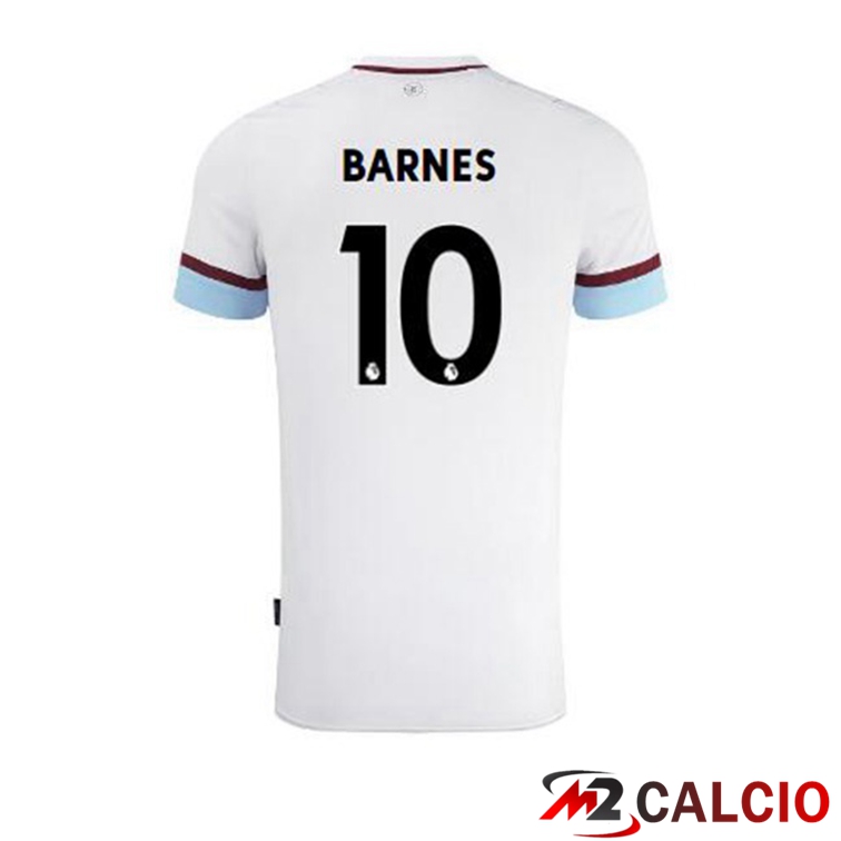 Maglia Burnley (BARNES 10) Seconda Bianco Marron 2021/22