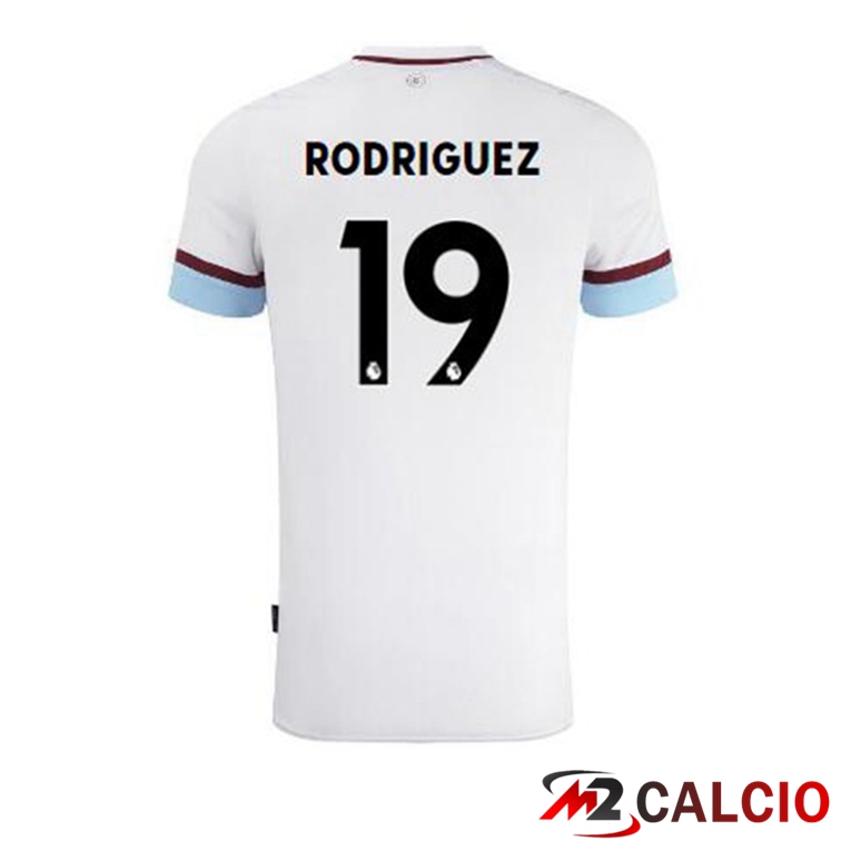 Maglia Burnley (RODRIGUEZ 19) Seconda Bianco Marron 2021/22