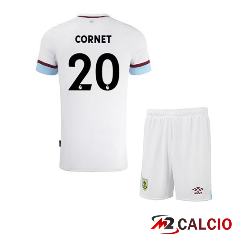 Maglia Burnley (CORNET 20) Bambino Seconda Bianco Marron 2021/22