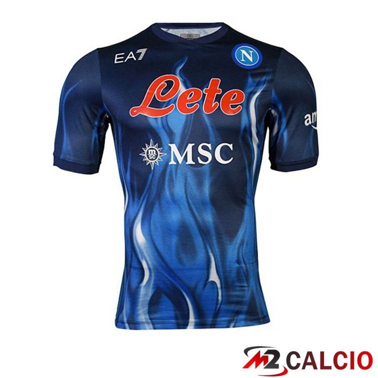 Maglia Calcio SSC Napoli Terza Blu 2021/2022