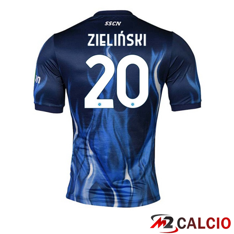 Maglia Calcio SSC Napoli (Zieliński 20) Terza Blu 2021/2022